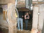 A flurry of orbs in the basement